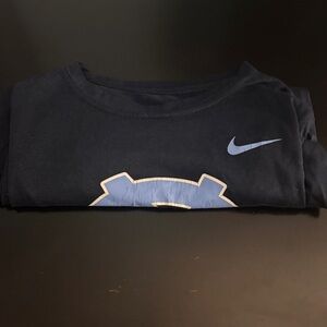 Nike Black Tee with Light Blue Accents